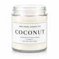 Coconut Candle – Clear Glass – 6 oz