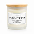 Eucalyptus Candle – Frosted Gray Glass – 6 oz